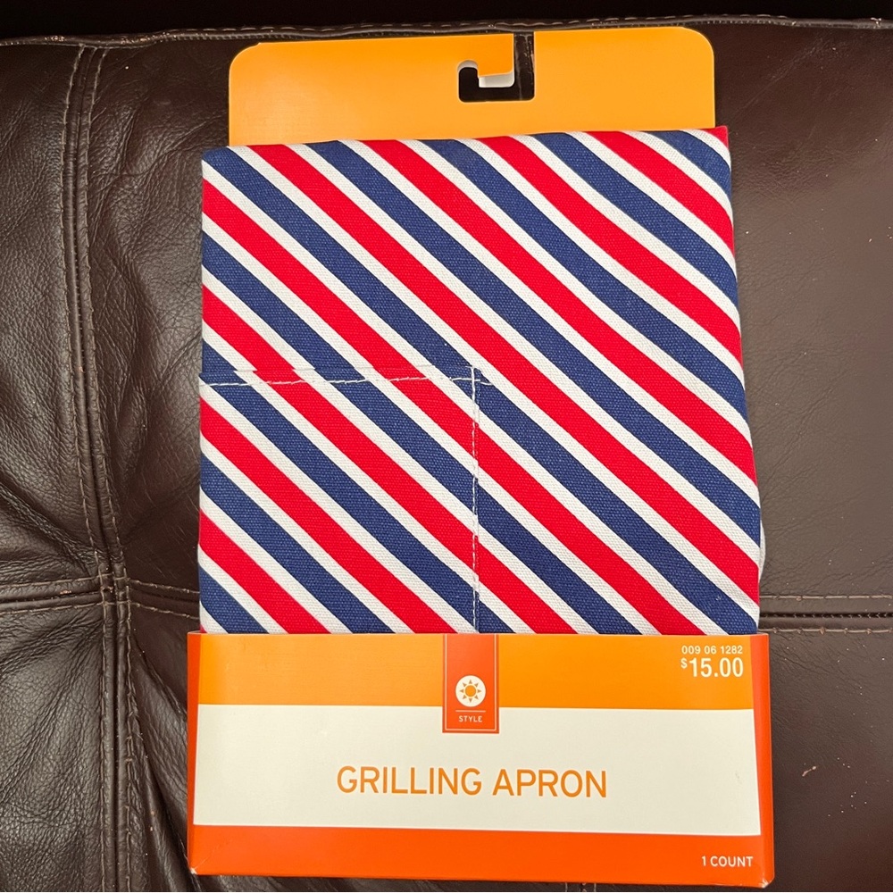 Heavy duty grilling apron, 100% cotton
